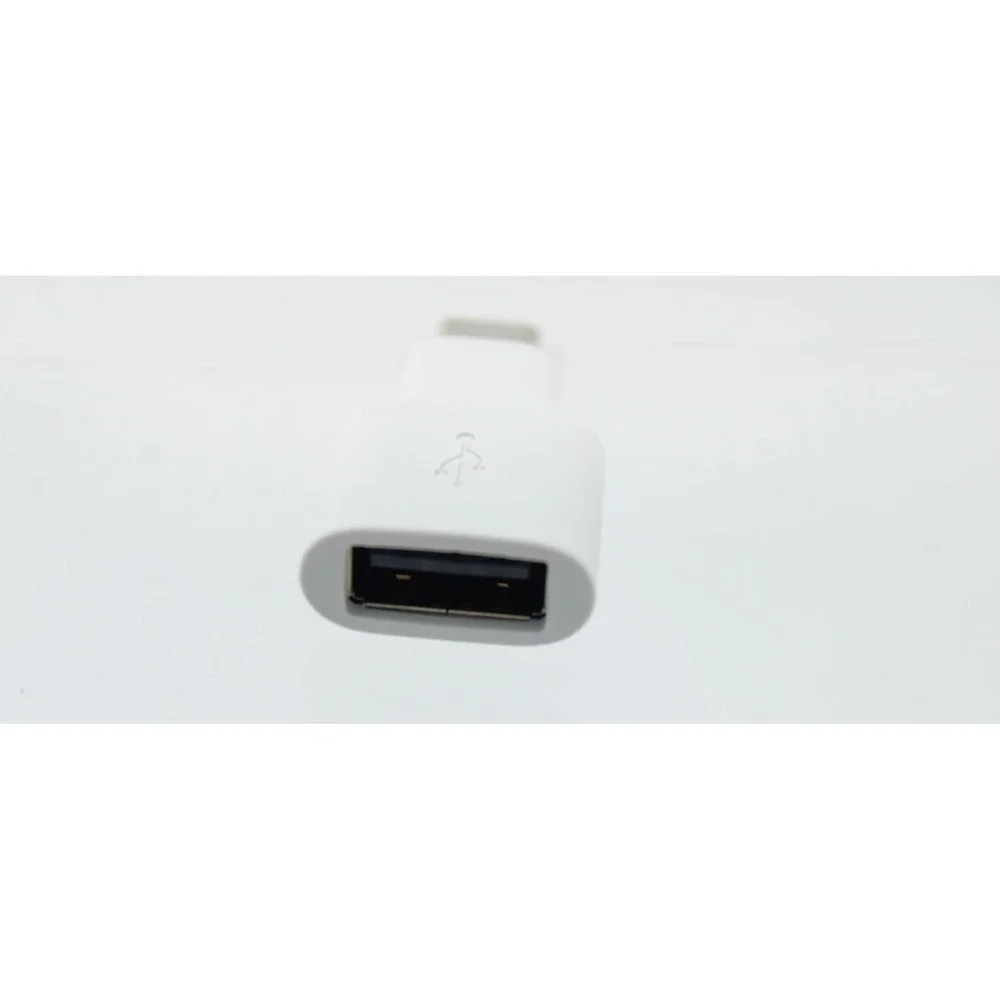 4pcs USB-C Male to USB-A Female OTG Adapter Connector White